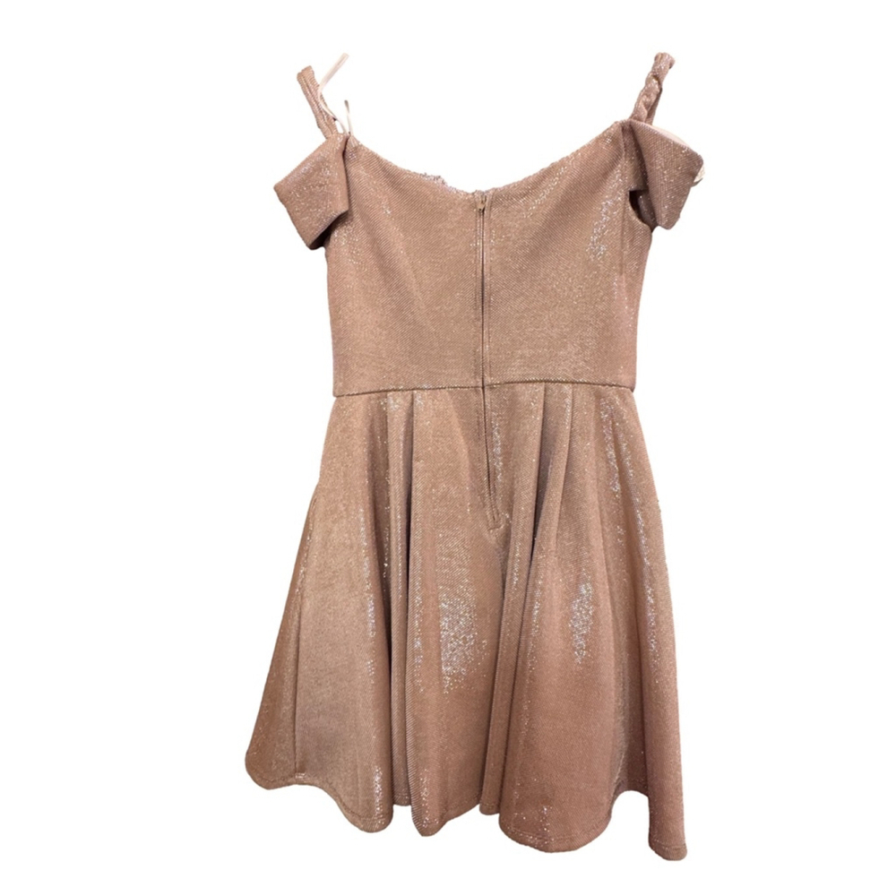 B Darlin Rose Gold Dress - Picture 3 of 9